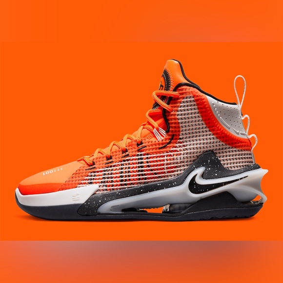 NWOB Nike Air Zoom GT Jump Orange Black - Picture 6 of 8